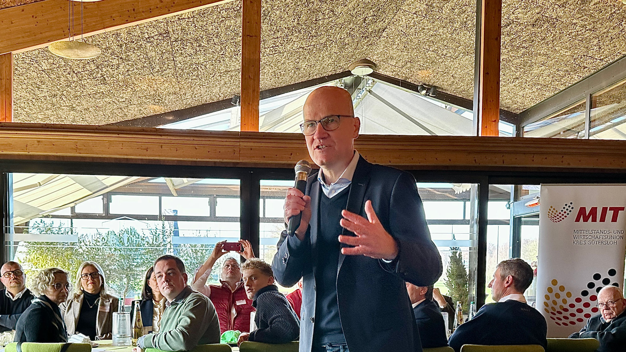 Ralph Brinkhaus beim MIT Business Lunch