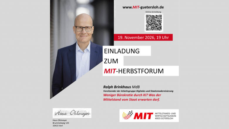 Einladung MIT-Herbstforum 19. November 2026